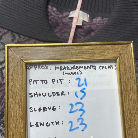 Cotton Blend Fair Isle Cardigan L Vintage VTG Ombre Collared Sweater Purple Gray - Picture 4 of 13